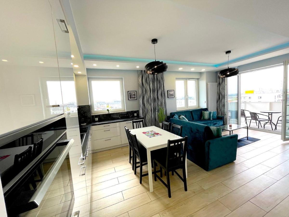 Apartament Z Tarasem I Widokiem Na Odre Wrocław Extérieur photo