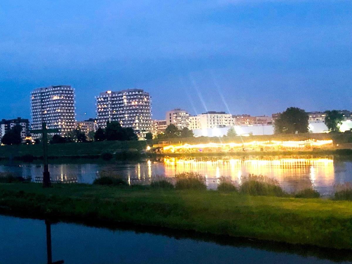 Apartament Z Tarasem I Widokiem Na Odre Wrocław Extérieur photo